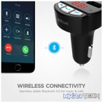 Wireless Car FM Transmitter + Charger - FM390 - Image 3